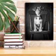 Mutt Black & White  by Edward M. Fielding, Giclee Canvas Wall Art Online now