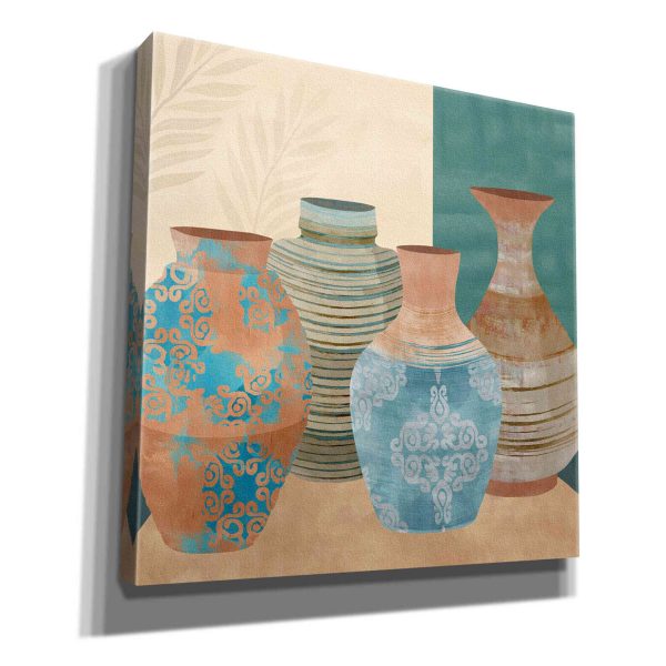 Earthenware Pots II  by Flora Kouta Giclee Canvas Wall Art Online