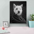 Portrait of a Westy Dog  by Edward M. Fielding, Giclee Canvas Wall Art on Sale