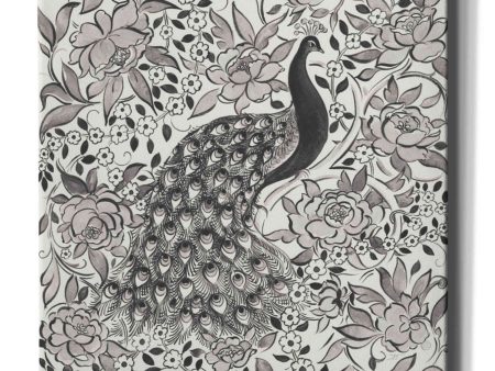 Peacock Garden III BW  by Miranda Thomas, Giclee Canvas Wall Art Online Sale