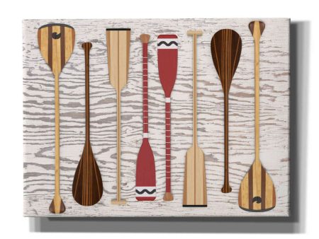 Canoe Paddles & Oar  by Edward M. Fielding, Giclee Canvas Wall Art Hot on Sale