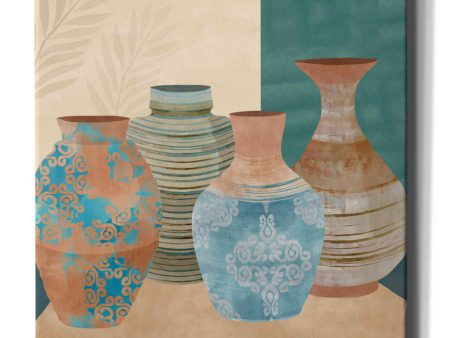 Earthenware Pots II  by Flora Kouta Giclee Canvas Wall Art Online