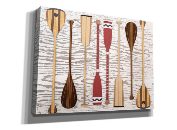 Canoe Paddles & Oar  by Edward M. Fielding, Giclee Canvas Wall Art Hot on Sale