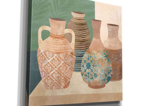 Earthenware Pots III  by Flora Kouta Giclee Canvas Wall Art Hot on Sale