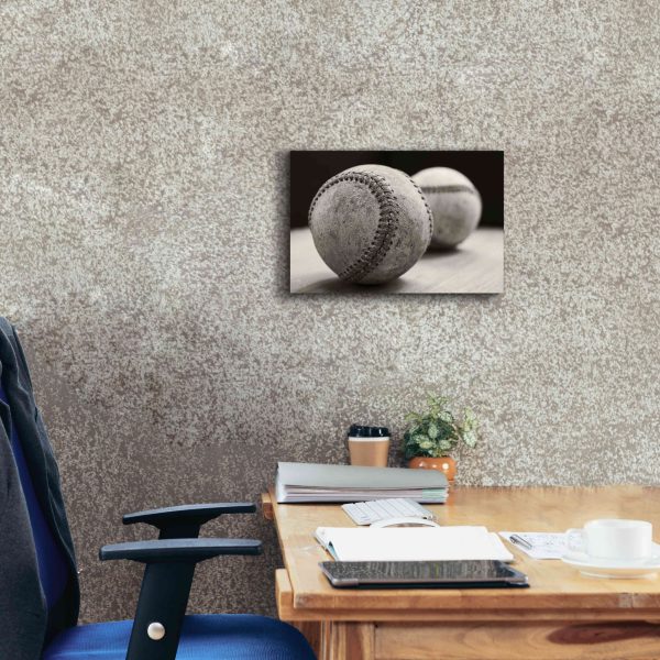 Old Baseballs  by Edward M. Fielding, Giclee Canvas Wall Art Sale