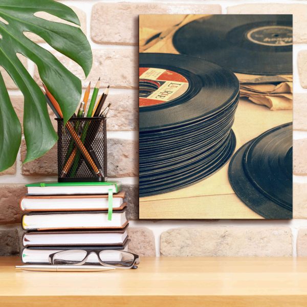 Old 45s  by Edward M. Fielding, Giclee Canvas Wall Art For Sale