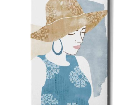 Chapeau Boho I  by Flora Kouta Giclee Canvas Wall Art Cheap