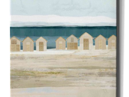 Stone Bay Huts II  by Flora Kouta Giclee Canvas Wall Art Online