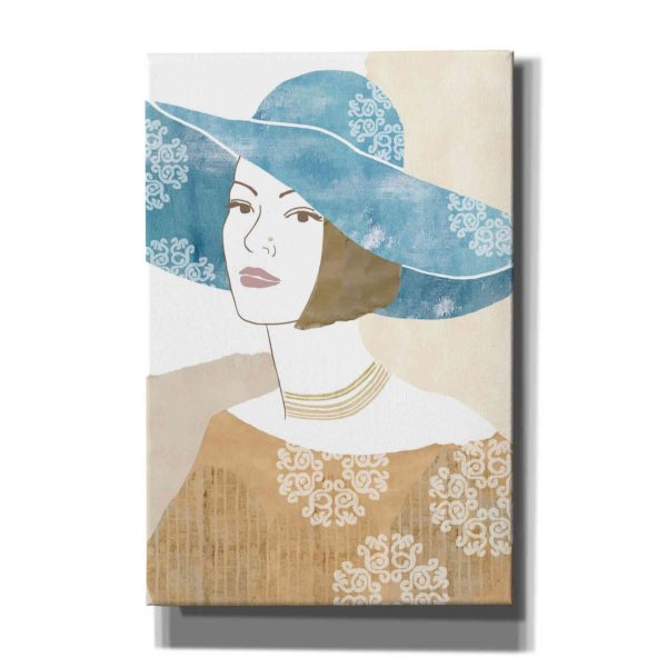 Chapeau Boho II  by Flora Kouta Giclee Canvas Wall Art For Cheap