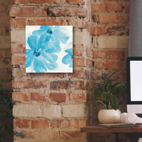 Aqua Mint Clematis I  by Chris Paschke, Giclee Canvas Wall Art Online Hot Sale